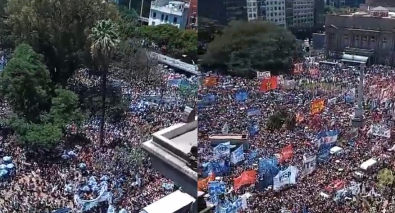 manifestacoes-contra-megadecreto-de-javier-milei-tomam-frente-do-supremo-tribunal-na-argentina