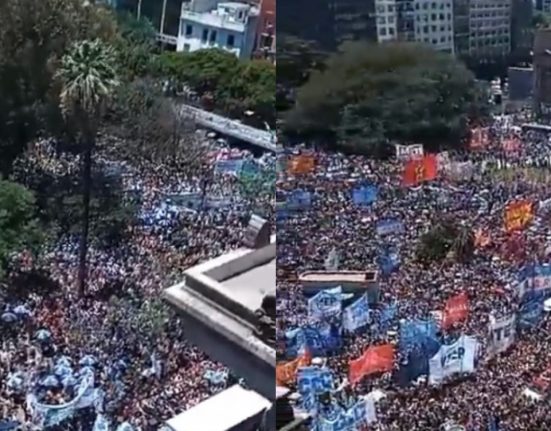 manifestacoes-contra-megadecreto-de-javier-milei-tomam-frente-do-supremo-tribunal-na-argentina
